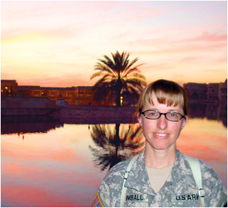 A major in the U.S. Army, Mindy Kimball recently completed a one-year tour of duty in Iraq. By: Mindy Kimball